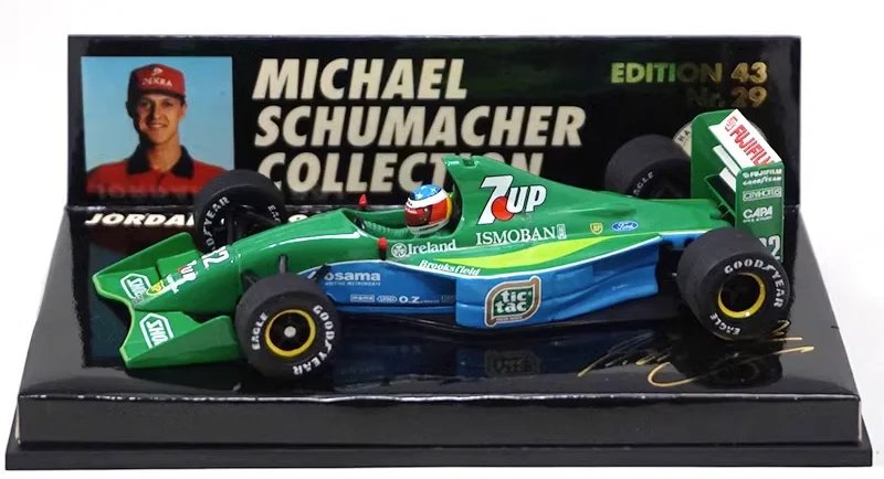 

MINICHAMPS 1:43 F1 Jordan 1991 Schumacher Belgium Simulation Limited Edition Resin Metal Static Car Model Toy Gift