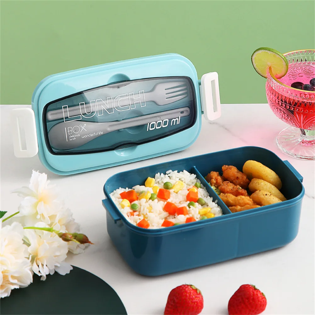 

Can Be Microwaved To Heat Large-capacity Lunch Lunch Box Japanese-style 1000ml 22*12*7.5cm Large-capacity Wheat Straw