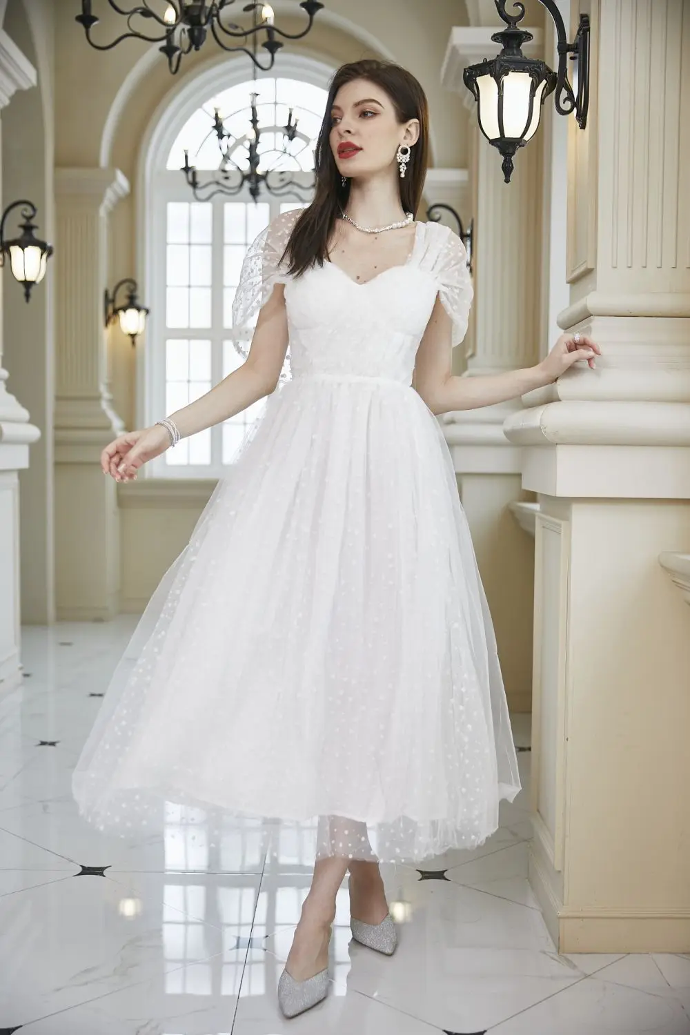 

Girl White Tulle Birthday Dress Women 2023 Bridesmaid Gown Sweetheart High Waist Vestidos De Fiesta A Line Homecoming Ball Gown