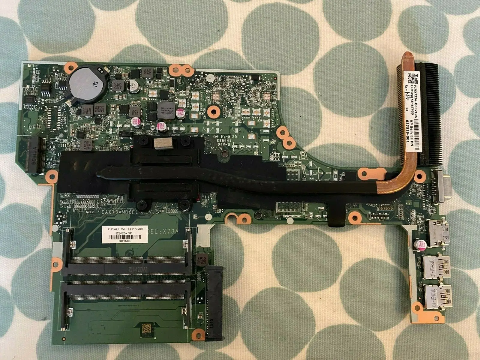 

Genuine FOR HP Probook 455 G3 AMD A8-7410 Motherboard 828432-001 828432-601