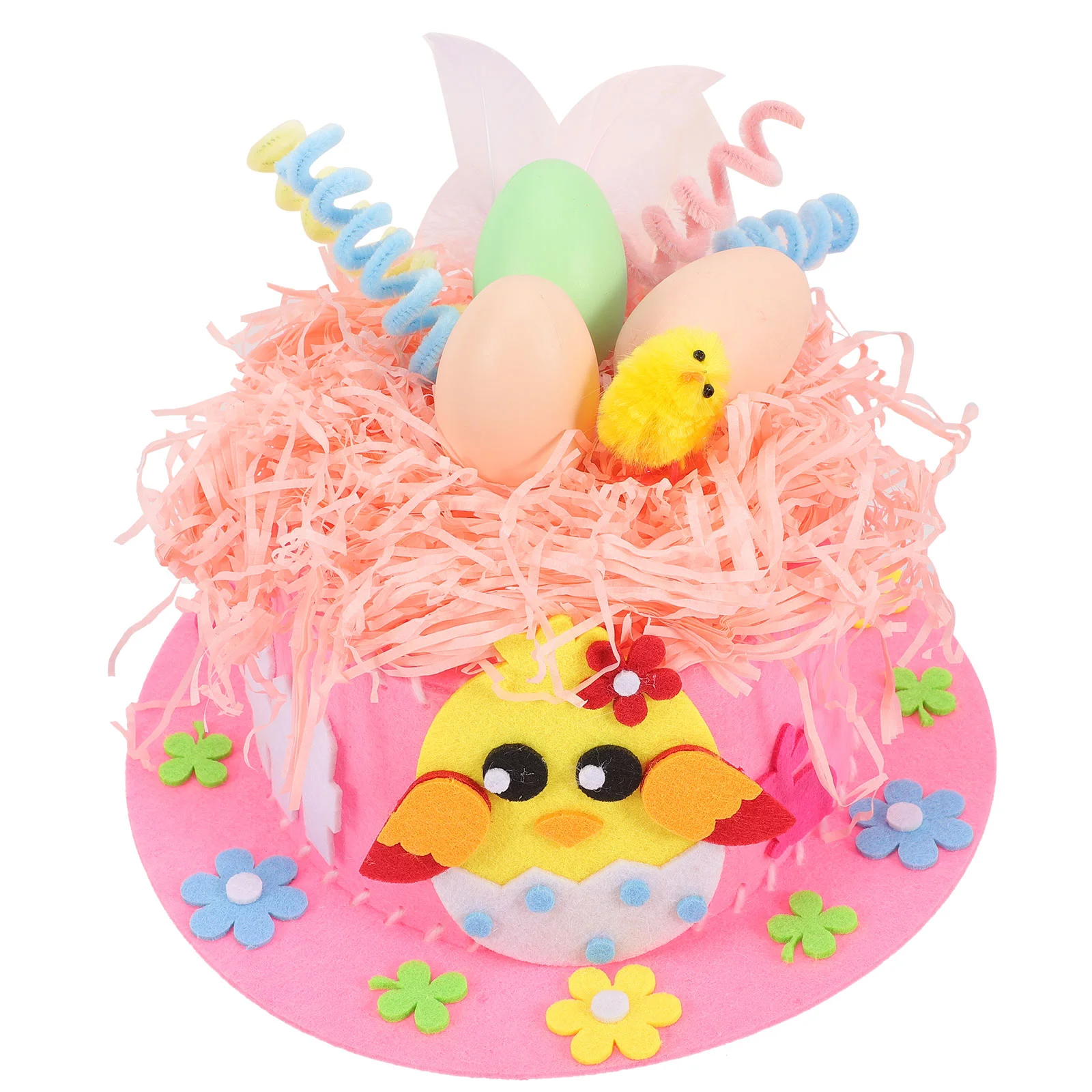 

Easter Hat Diy Party Craft Crafts Material Rabbit Kids Making Materials Basket Supplies Stuffers Favors Props Photo Kits Booth