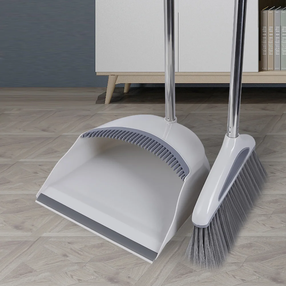 

of Long-handle Broom and Dustpan Household Broom Dustpan Cleaning Accessories for Home