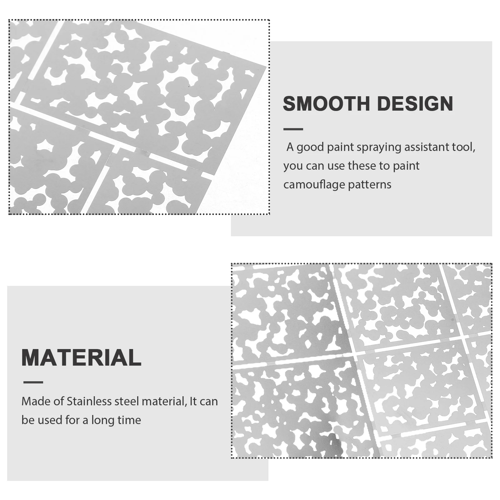 Камуфляжная распылительная доска многоразовые шаблоны для распыления трафареты