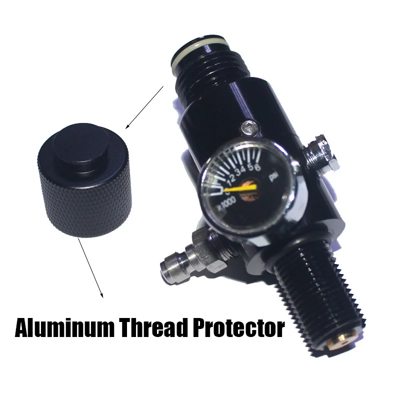 Цилиндр M18 * 1 5 регулятор сжатого воздуха 4500psi бак бутылка Выходное давление 800psi до