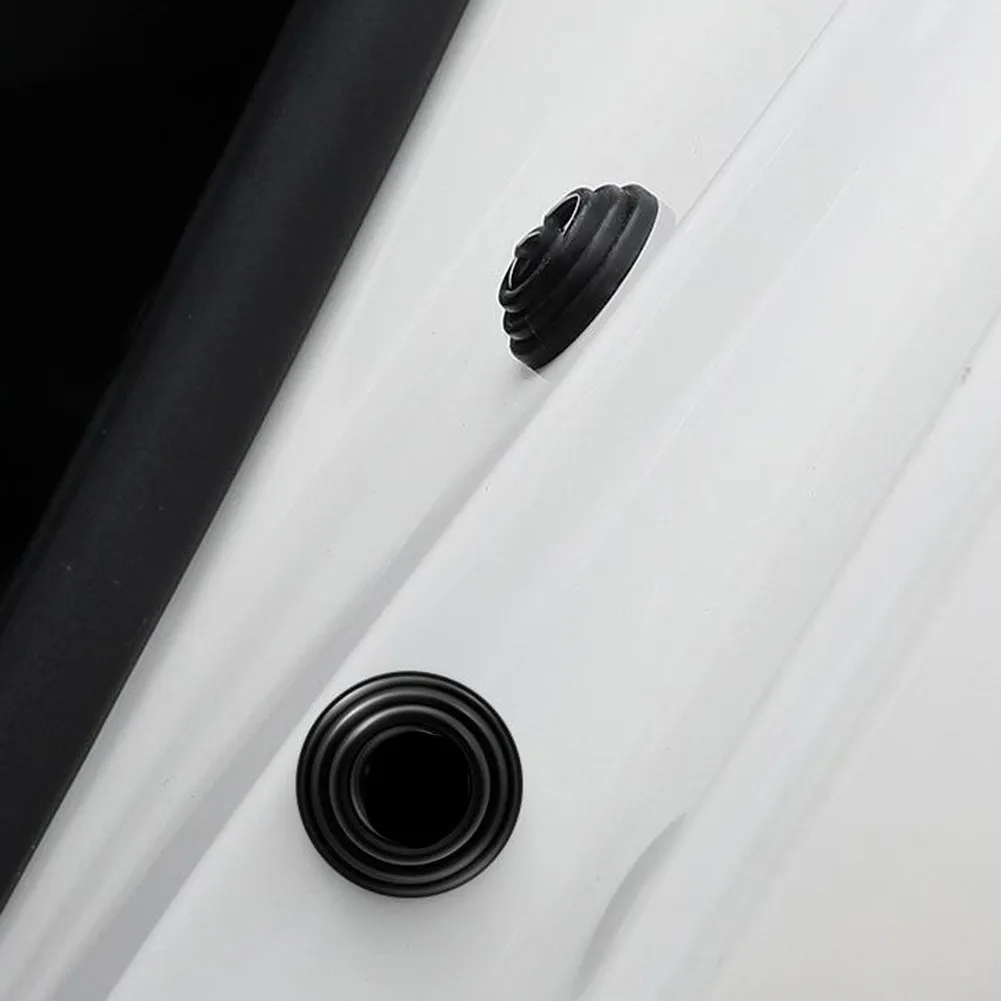 

8pcs Automotive Silicone Shock-Absorbing Gasket, Door, Silicone Cushion 2.5CM Pasted On The Door And Hood Reduce The Sound