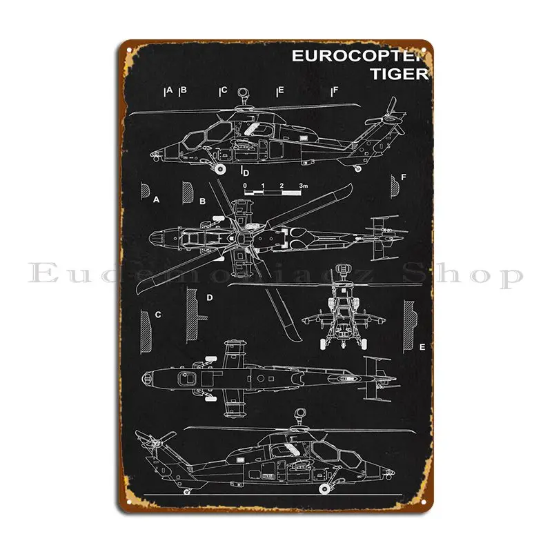 

Eurocopter тигровый металлический плакат, бар, фотография, фотография