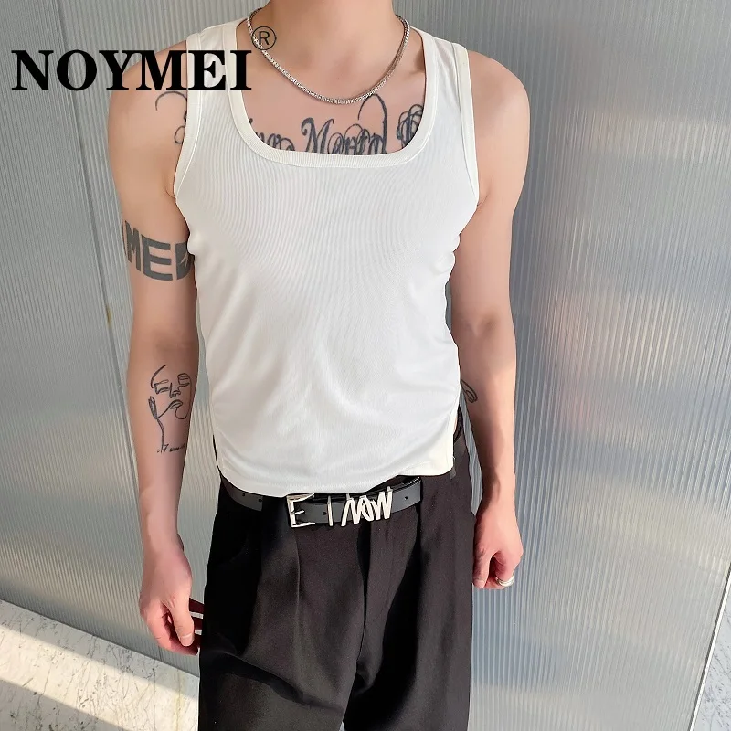 Мужской облегающий жилет NOYMEI с низким квадратным воротником Новинка лета 2024