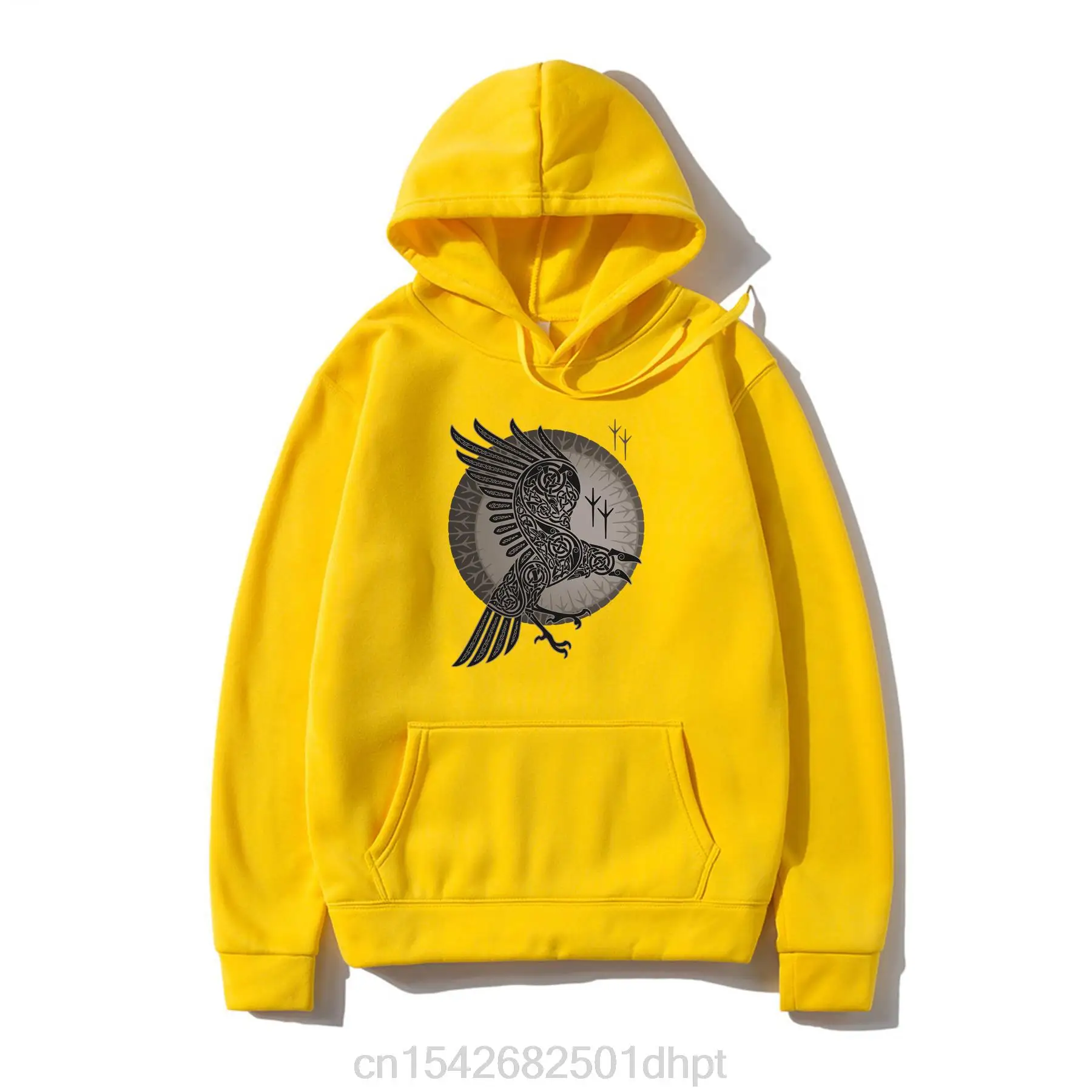 

Men/women Fashion Hip Hop Long Sleeve Oversize Raven Vikings Hoodies Unisex Clothes Anime Kawaii Harajuku Sweatshirt Vintage