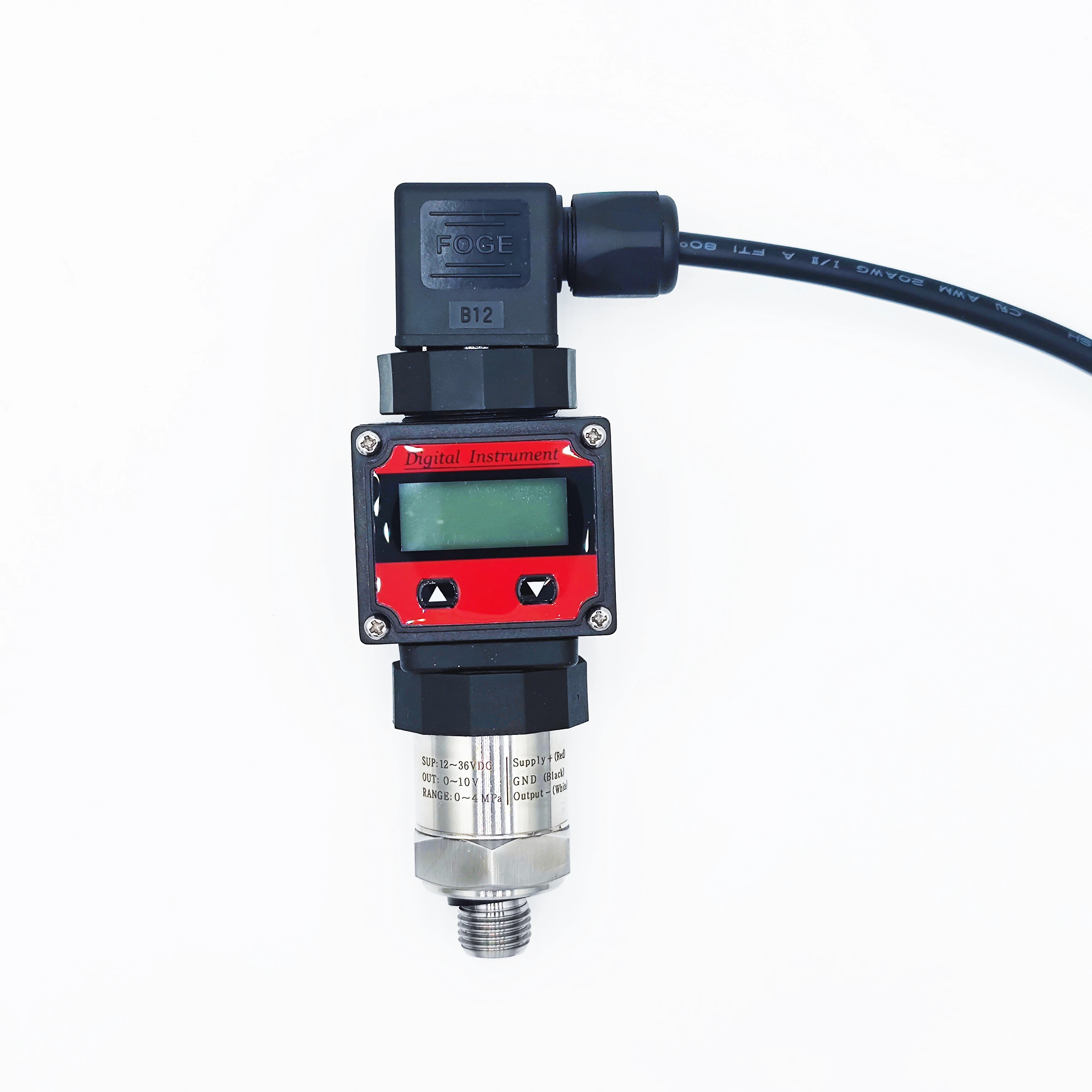Датчик давления с ЖК-дисплеем G1/4 12-36 в 0-10 В 0.5% 0-600bar