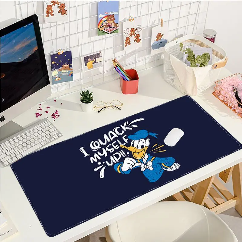 Игровой коврик для мыши Disney Дональд Дак нескользящий мультяшный Аниме Коврик