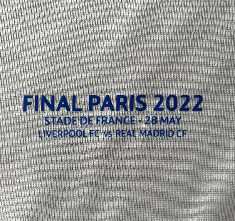 Финальная нашивка для игры в футбол Париже 2022 |