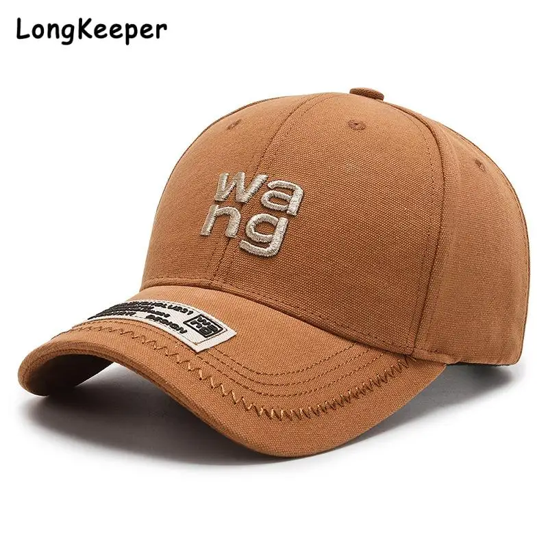 

2022 Trendy Brand Brown Black Baseball Hats Men Women 3D Letter Embroidery Hat Hip Hop Cap Outdoor Sports Golf Hats Trucker Hat