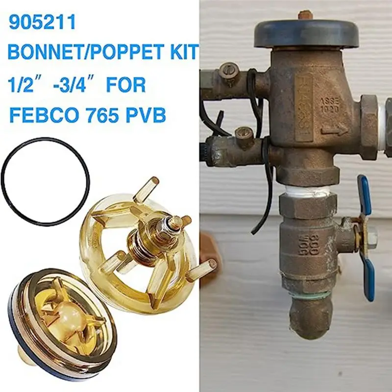 Фото Ремонтный комплект ABWZ-Bonnet And Poppet для FEBCO 765 - запчасти для обратных клапанов и вакуумных прерывателей 1 дюйм и 1-1/4 дюйма №3