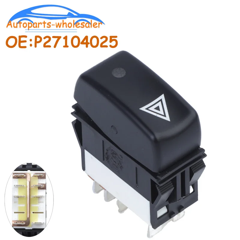 

New Hazard Warning Switch P27104025 P27-1040-25 For Kenworth Truck Car Accessories