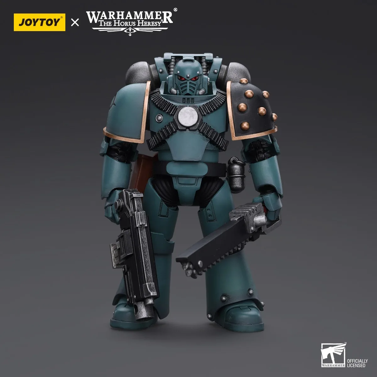 Фото JOYTOY Warhammer 1/18 фигурки Sons of Horus MKIV тактический отряд легионер с моделью болта игрушка подарки для мальчиков 3,75 дюйма №1