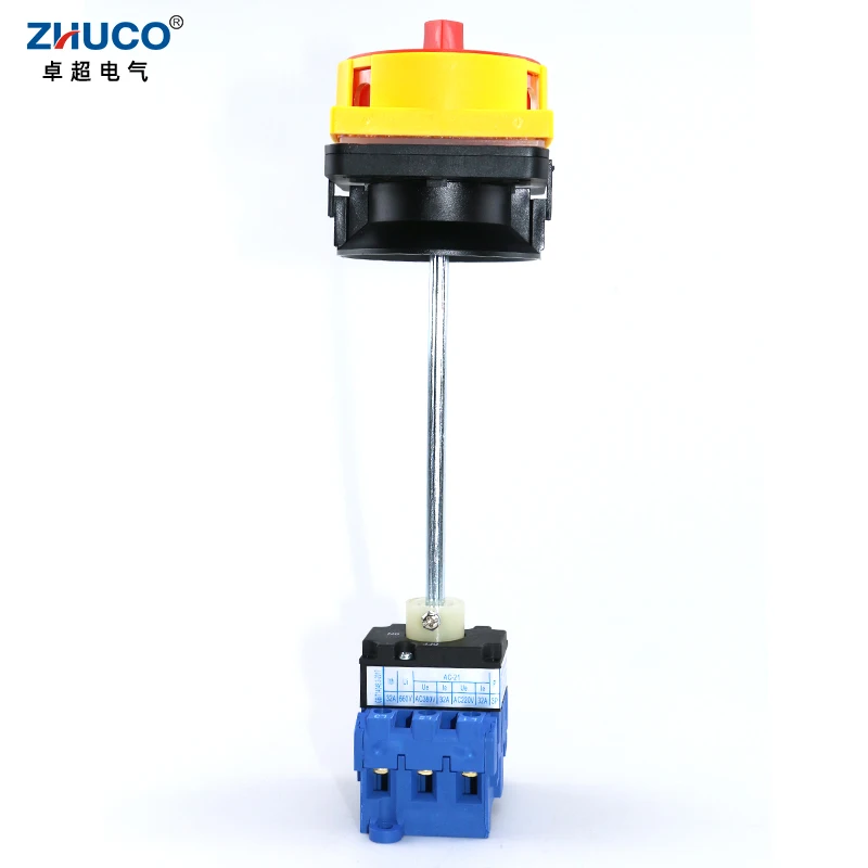 ZHUCO SZD11-32/ 300010 -B 32A 3P OFF ON Ручка отключения Кулачковый выключатель Изолятор