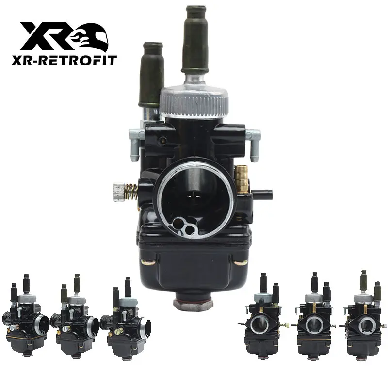 

Carb Moped Scooter 2TMotorcycle Carburetor 17 19 21MM for Dellorto PHBG Racing with air intake RS50 47cc 49cc GY6 50CC-100CC