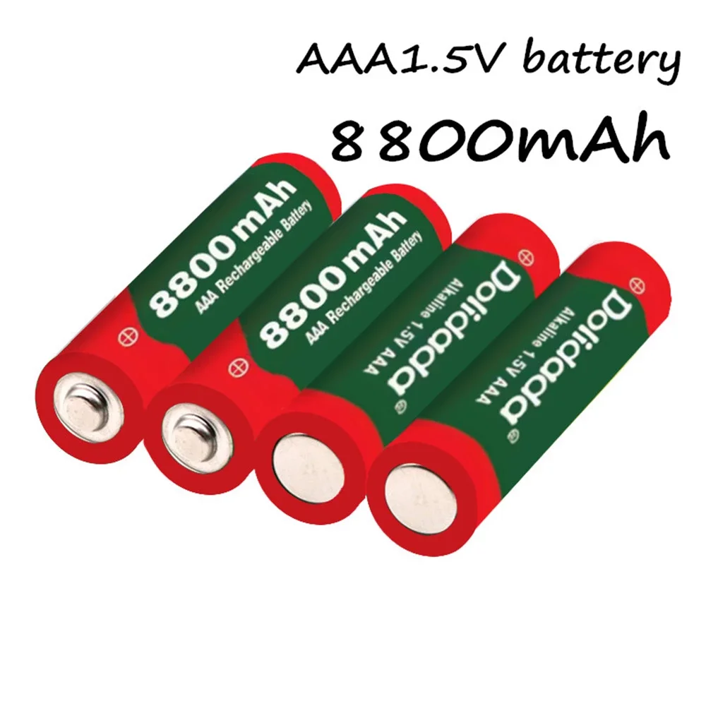 

Новая Щелочная перезаряжаемая батарея AA 9800 мАч/8800 мАч 1,5 В для светодиодсветильник шки mp3 с зарядным устройством