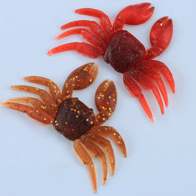 Искусственная Мягкая наживка-краб 8 см/8 г приманка для морской рыбалки дорожная