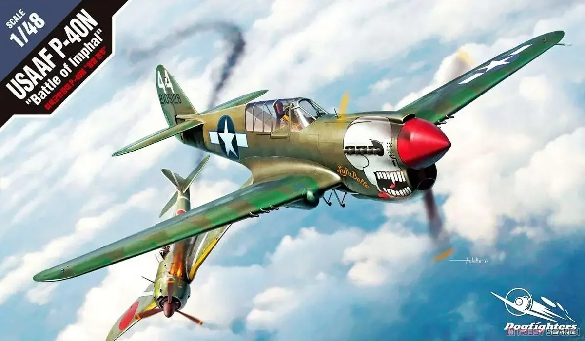 Академия AC12341 1/48 USAAF P-40N Комплект ПЛАСТИЧНОЙ МОДЕЛИ Battle ofImphal