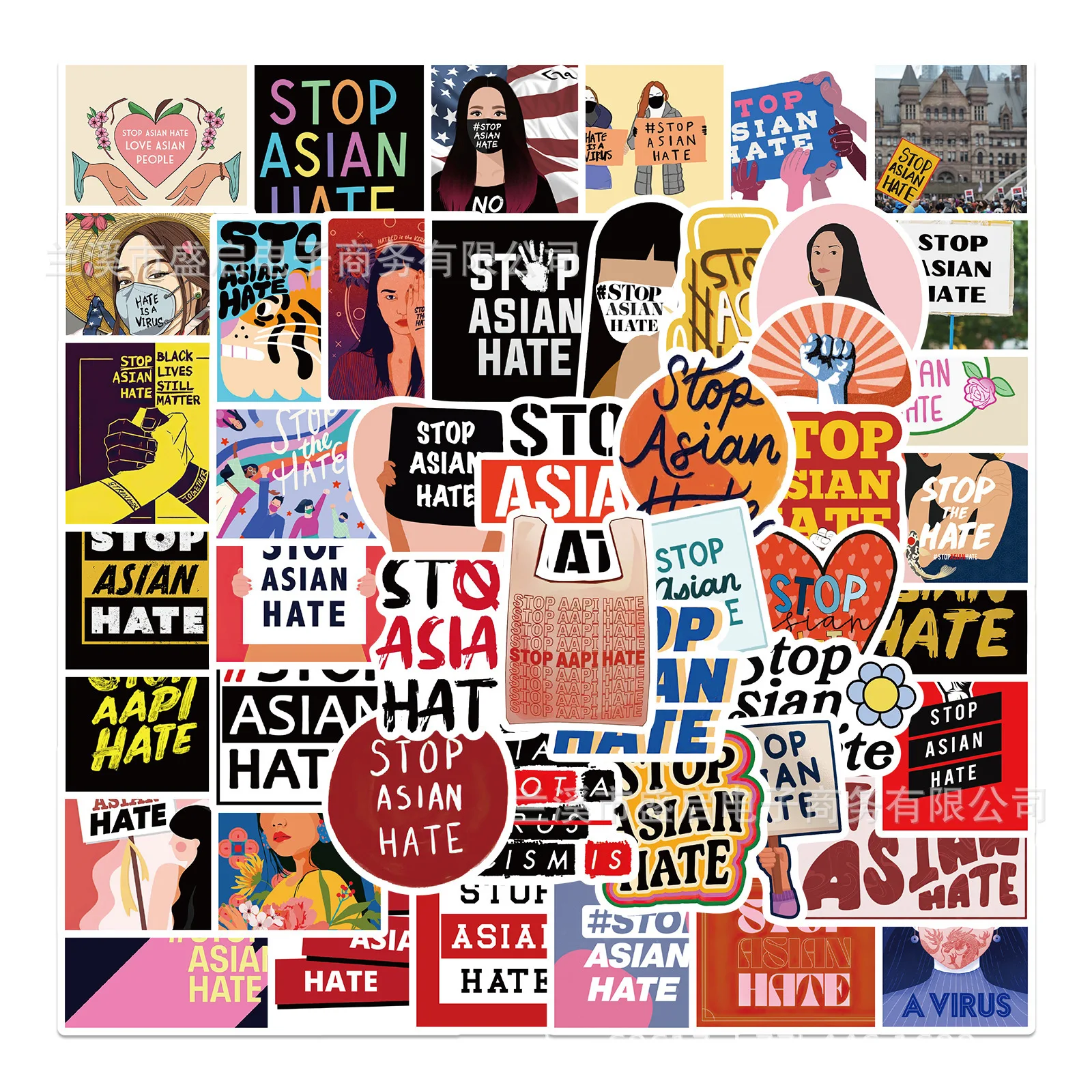 

50 шт., водонепроницаемые наклейки для багажа