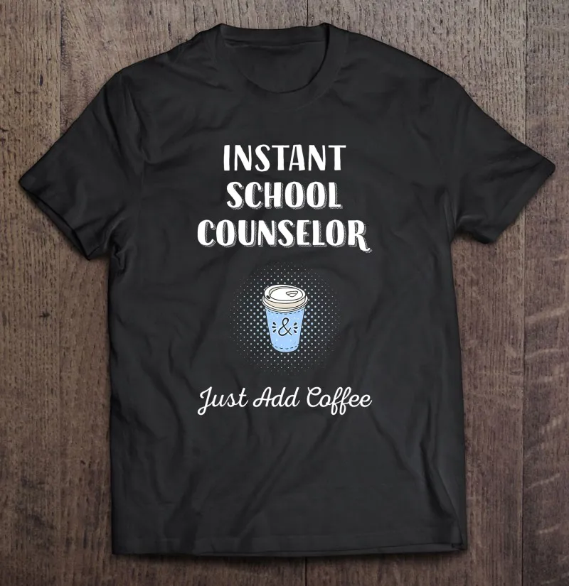 

Мгновенный школьный советник просто добавить кофе, футболка для мужчин, мужские футболки, мужская футболка, Мужская хлопковая футболка, Муж...