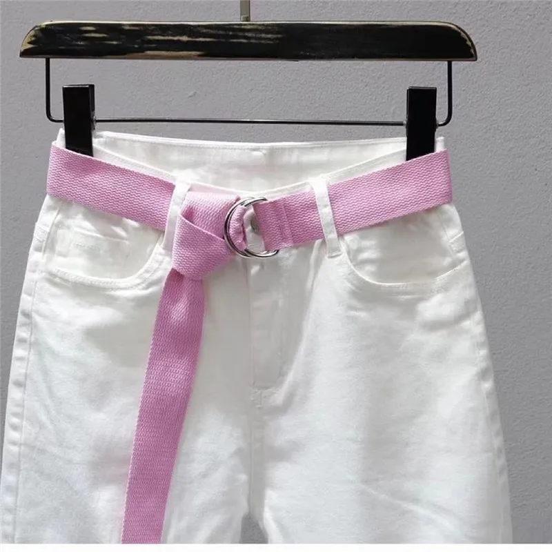 Женские джинсы-шаровары с высокой талией черные повседневные хлопковые брюки до