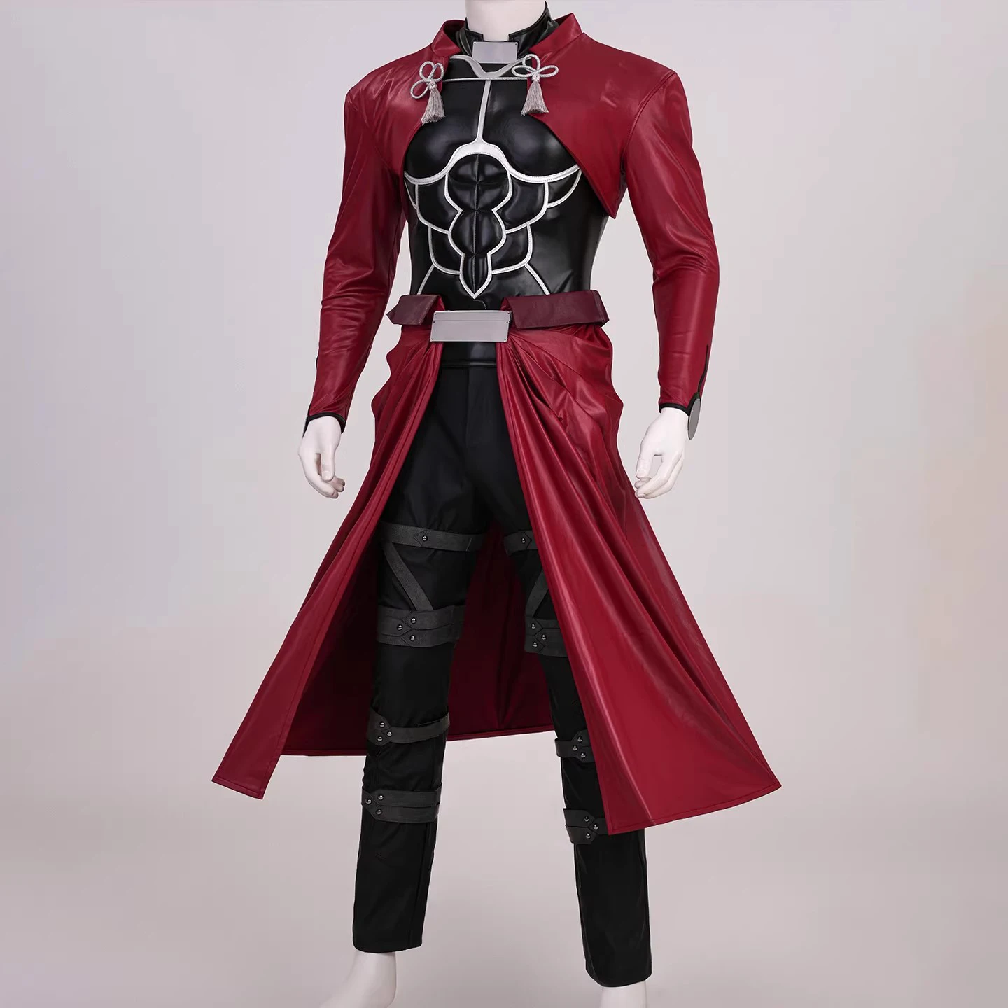 Фото Аниме Fate/Stay Night Red Archer Emiya Shirou, полный комплект игрового наряда, карнавальный костюм, парики, обувь, аксессуары, Хэллоуин для женщин и мужчин №3