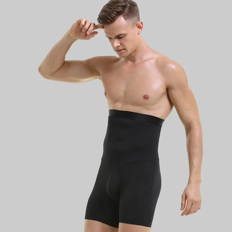 Трусы-боксеры мужские компрессионные с завышенной талией 3XL 4XL