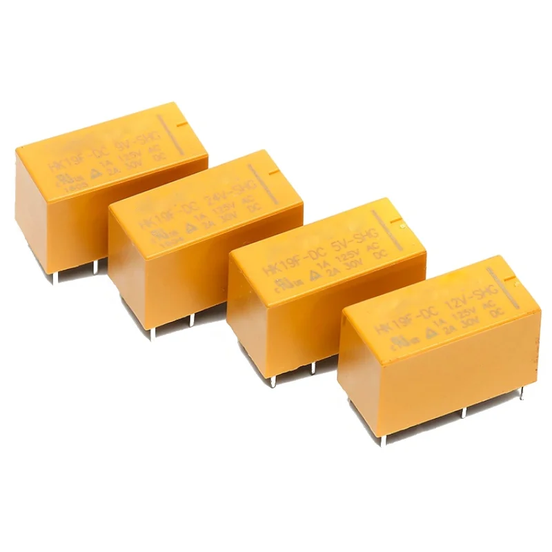 

1PCS DC3V 5V 9V 12V 24V 8 Foot 5 Volt Relay 2 Open 2 Closed 2A Small Electromagnetic Relay Signal Relay HK19F-DC5V/6V/9V/12V-SHG