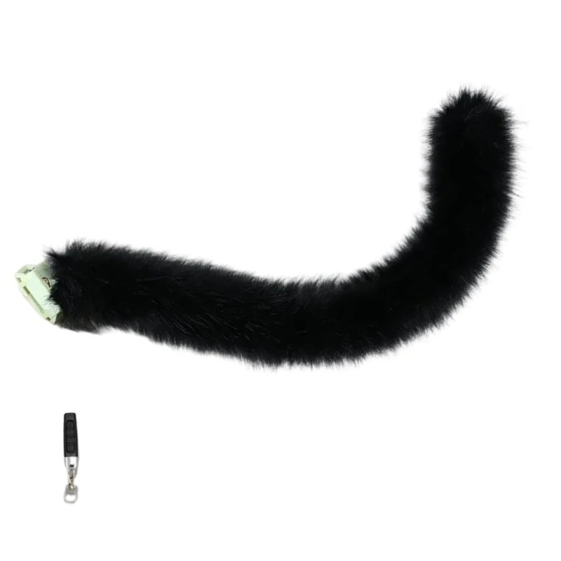 Электрические подвижные лисы волки кошки хвост для детей и взрослых Хэллоуин