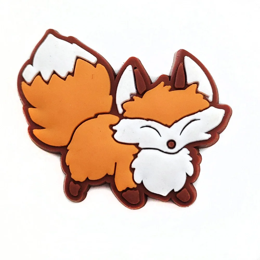 Sales 1Pcs PVC Cute Animal Shoe Charms Accessories Clog Buckle Decorations for Croc Sandals Wristband  Boys Girls Party Gifts