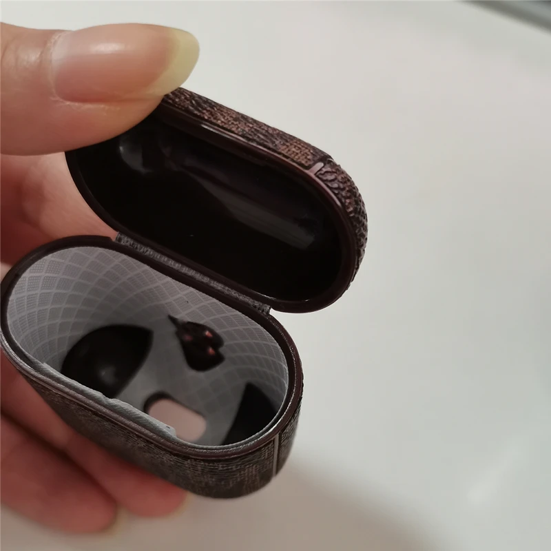 

Роскошные брендовые аксессуары для наушников, кожаный чехол для Apple Airpods 3 Pro Air Pods 1 2, Защитные чехлы для наушников