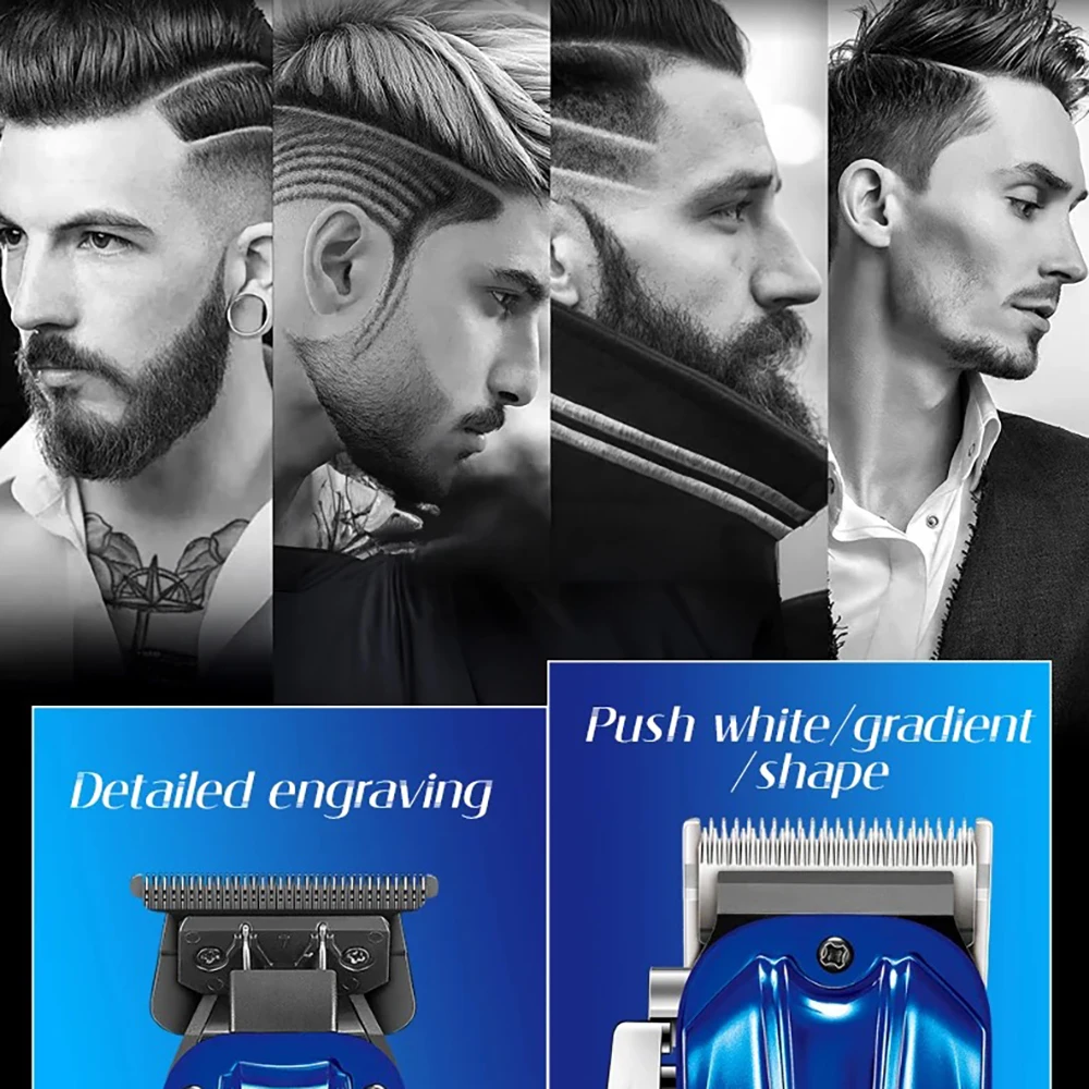 Профессиональные парикмахерские машинки для стрижки волос Kemei беспроводной