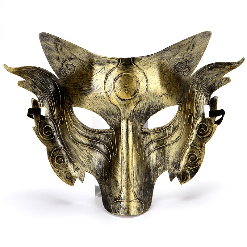 Маска ужаса на Хэллоуин маска оборотня для глаз голова волка принадлежности