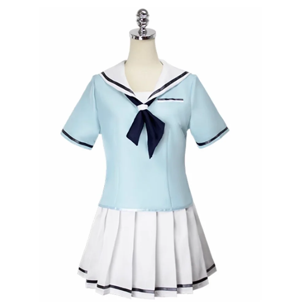 Унисекс аниме косплей костюм Toyama Kasumi костюмы униформы Индивидуальный размер