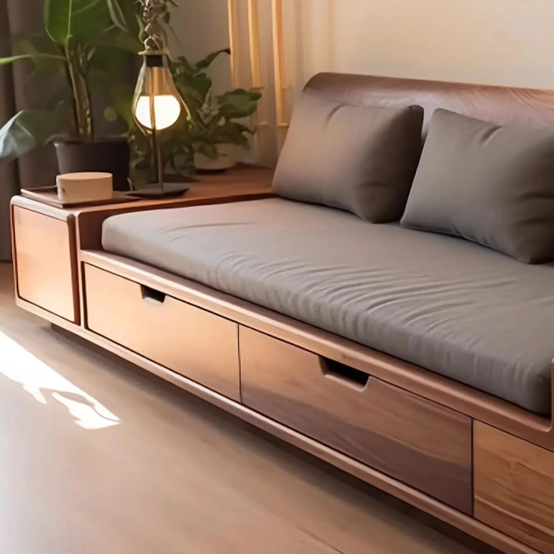 l Новый китайский диван из черного ореха комбинация зимы и лета двойного