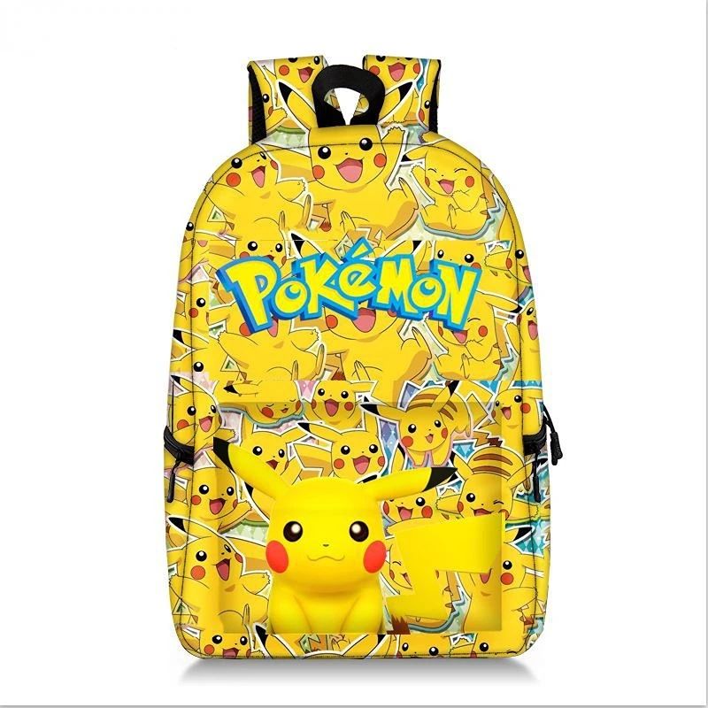 

New Pikachu Pet Elf Backpack Kawaii Pikachu Anime Primary and Secondary School Students School Bag Christmas Birthday Gift