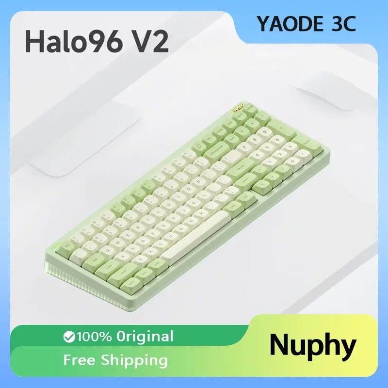 Механическая клавиатура Nuphy Halo 96 V2 беспроводная с тремя режимами USB/2 4G/Bluetooth RGB
