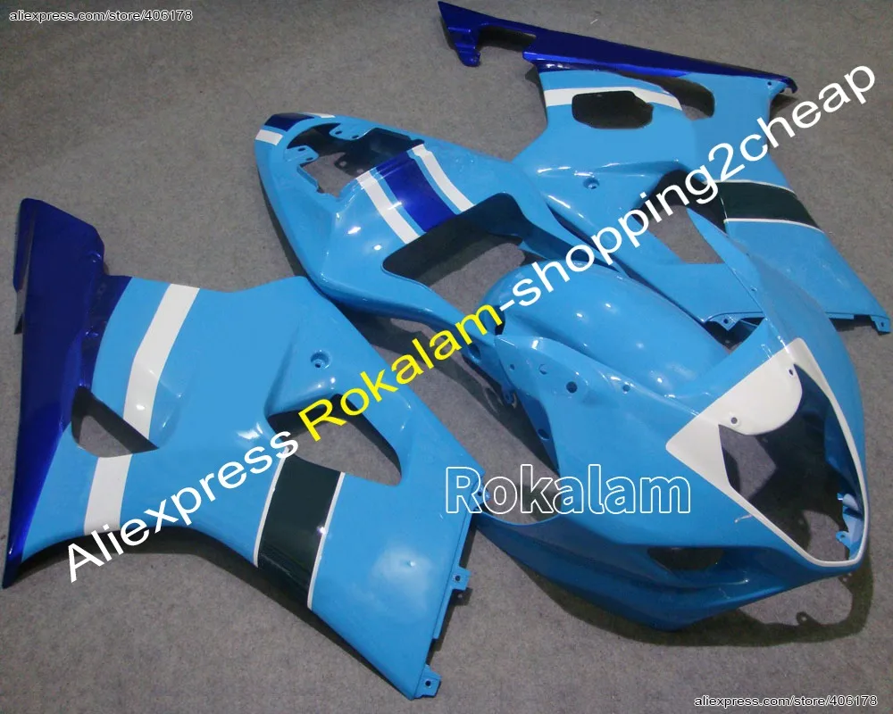 

Изготовленный На Заказ Набор для мотоциклов для Suzuki GSXR 1000 K3 2003 2004 GSX-R1000 03 04 GSXR1000 Обтекатель Kit (литья под давлением)