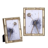 japanese style bamboo solid wood new chinese style photo frame 6710 inch table setting living room decoration frame art