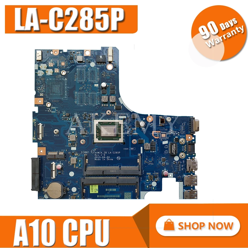 

Free shipping Brand New !!! AAWZA ZB LA-C285P Motherboard For Lenovo 500-15ACZ laptop ( for AMD A10-8700P CPU tested 100% work