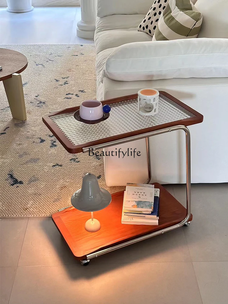 Zhonggu тележка для хранения стекла деревянный шкаф из нержавеющей стали