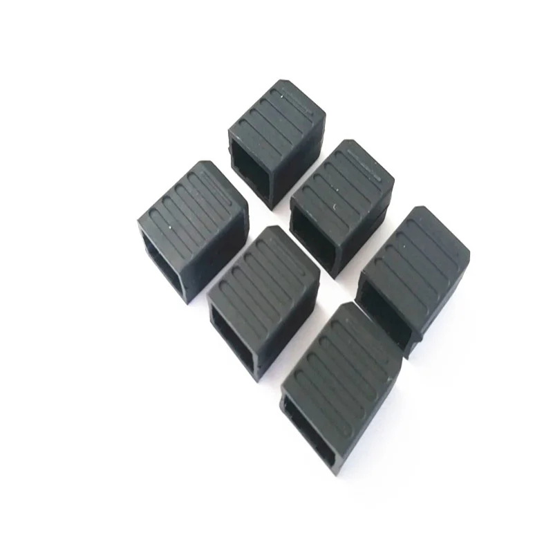 1000PCS/Lot  XFP Dustproof Cap for Switch Router XFP Module 10G 40G Optical black silicone Golden Finger Protective Plug