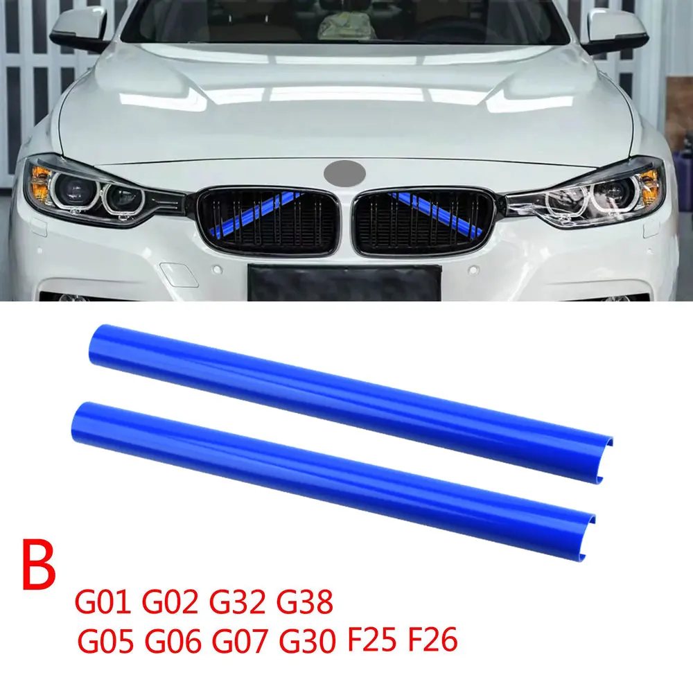 

Накладки на решетку радиатора автомобиля для BMW X3, X4, X5, G01, G02, G05, F25, F26, 2011- 2019, 2020, 2021, 2022, аксессуары для автостайлинга