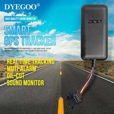 GPS-трекер DYEGOO GT06 GT02N для транспортных средств, мотоциклов, Звуковой Монитор, сигнал SOS, вибрация, зажигание, гео, сигнализация превышения скорости, приложение для Android IOS