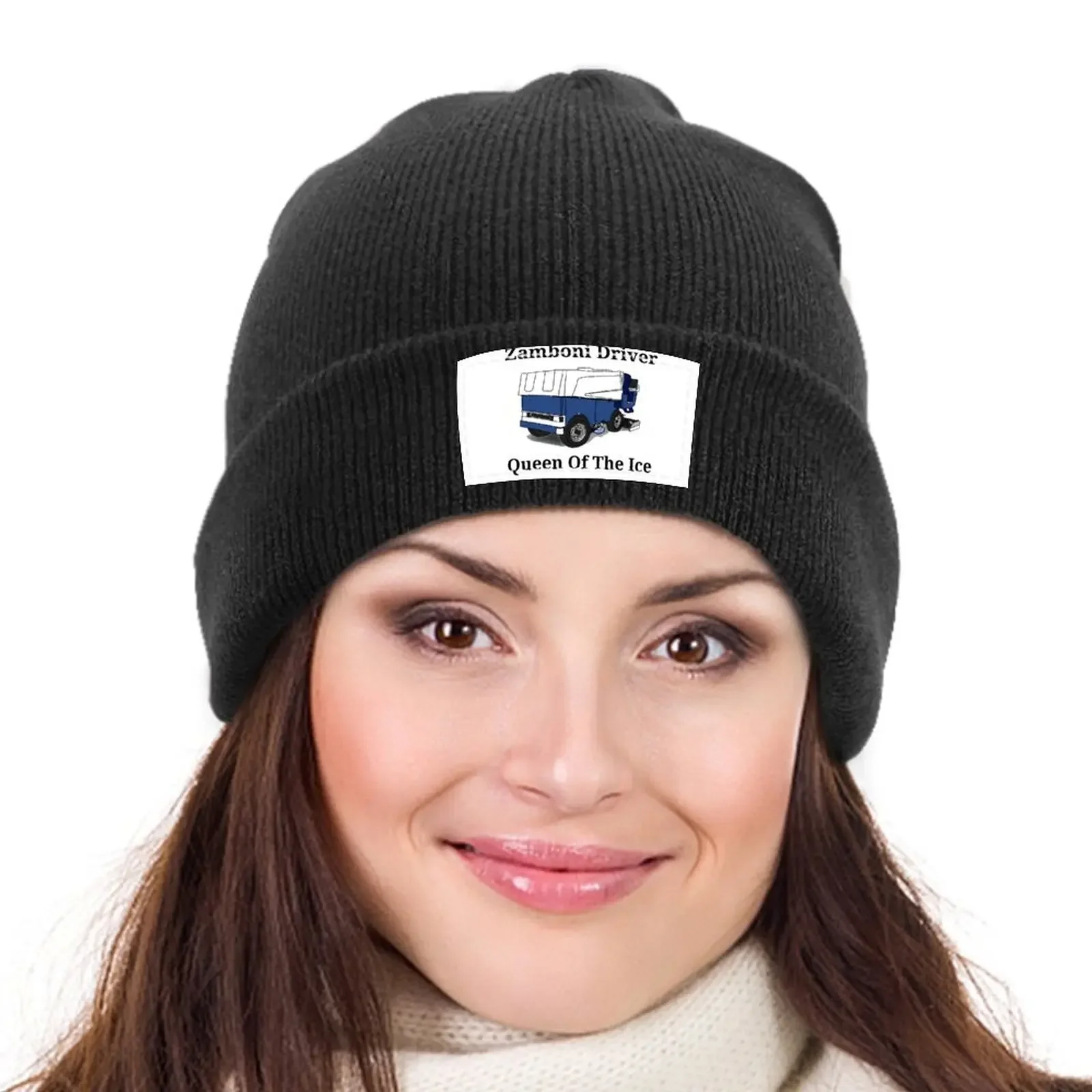 Вязаная кепка Zamboni Driver Queen Of The Ice Rave Snapback пляжная мужская одежда для гольфа женская