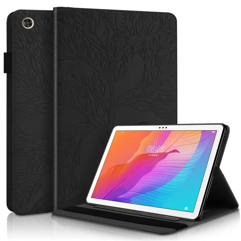

Чехол для планшета Huawei MatePad Mate Pad T10 T10s, тисненый 3D чехол из искусственной кожи с деревом для приятного Huawei MatePad T10 T10s T 10s, чехол