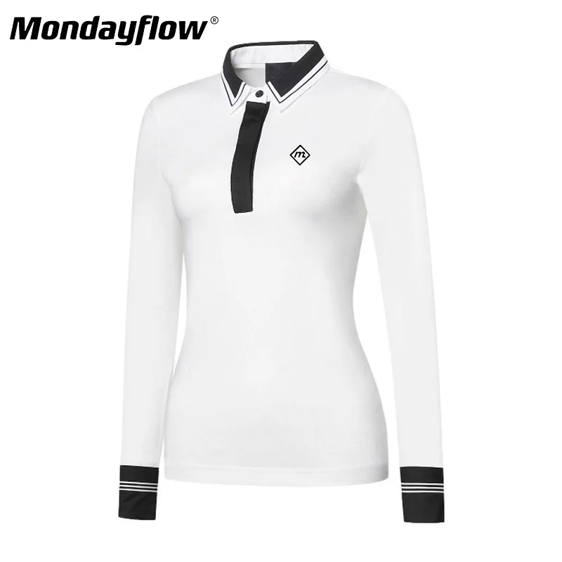 

Women's Golf T-shirt Summer Sports Long Sleeve Shirt Golf Apparel Breathable Quick Dry Polo Shirt for Ladies Golf Shirts