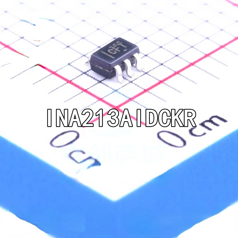 

10 шт., новая и оригинальная трафаретная печать на INA213AIDCKR: CFT SC70-6, чувствительный микросхема усилителя, INA213AIDCKR SC70-6 CFT